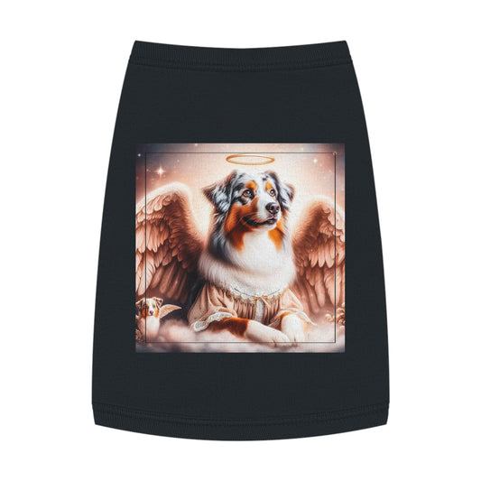 Pet Tank Top Australian Shepherd Pets Printify M Black 