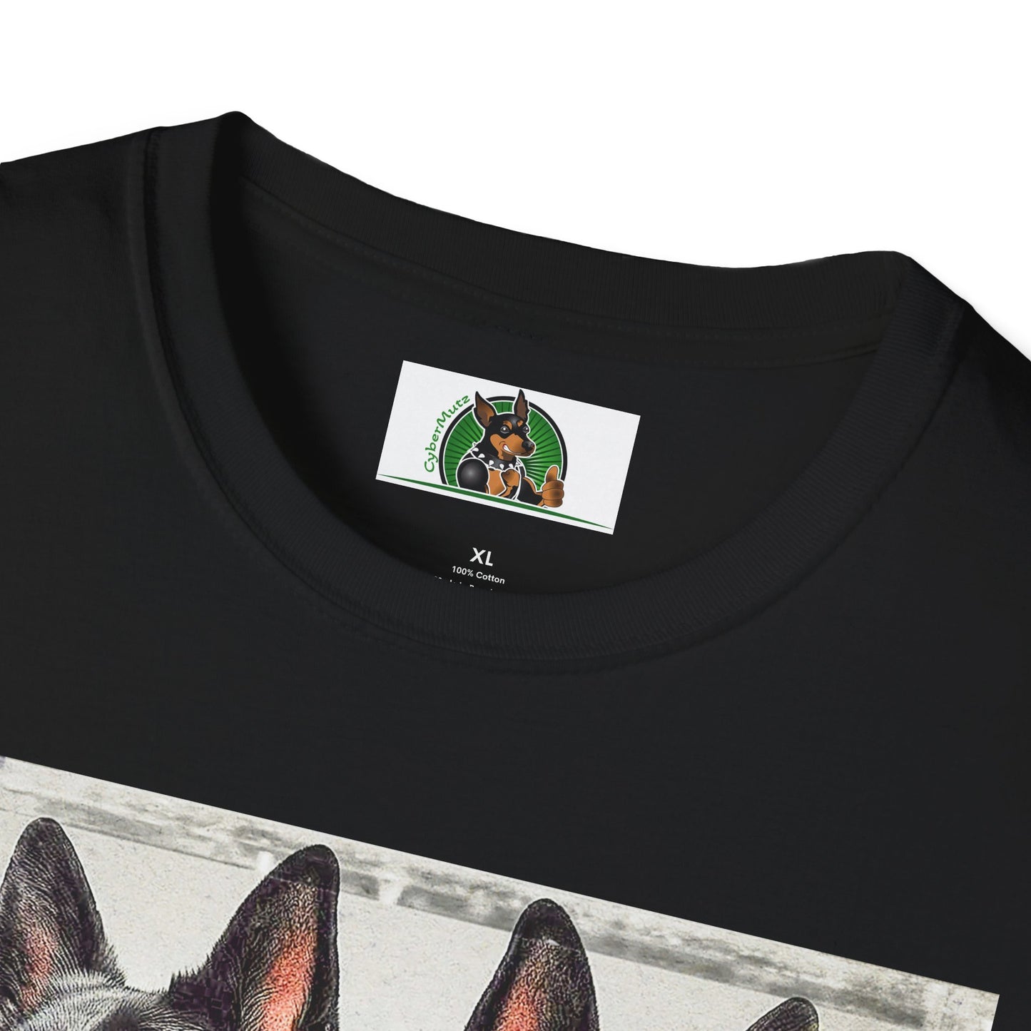 German Shepherd two trainers shirt T-Shirt Printify