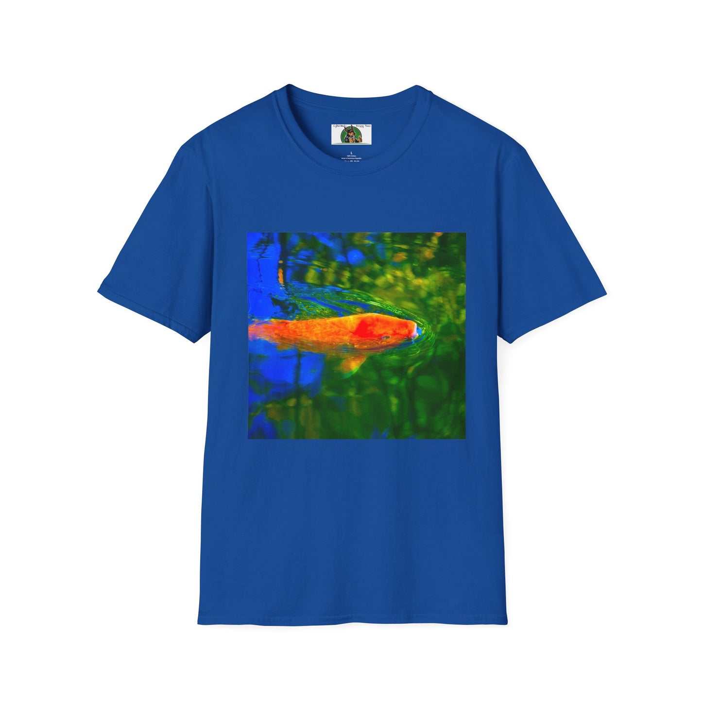 Mis·cel·la·ne·ous Koi T-Shirt Printify S Royal 