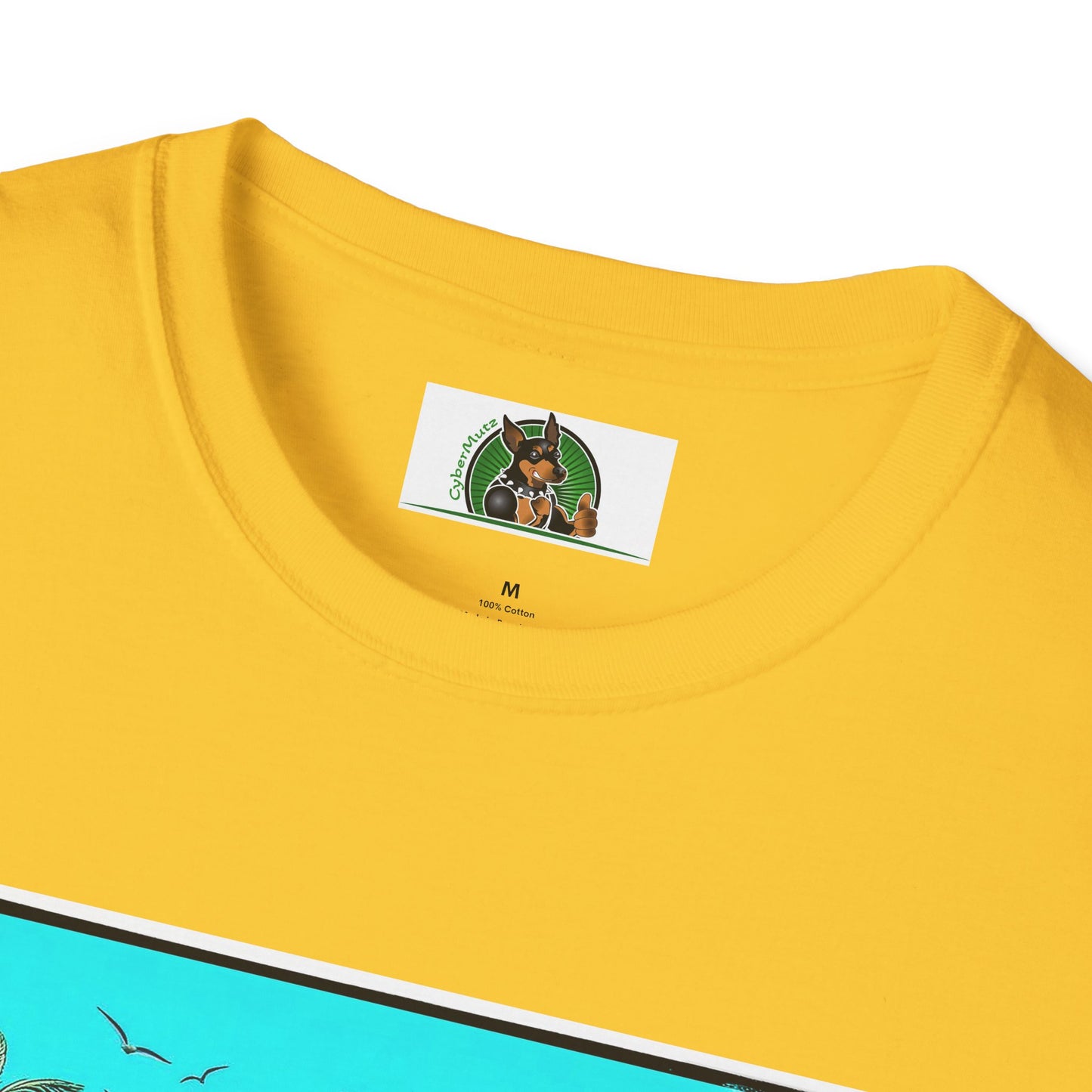 Australian Shepherd Wearing Hawaiian Shirt Surfer Dog