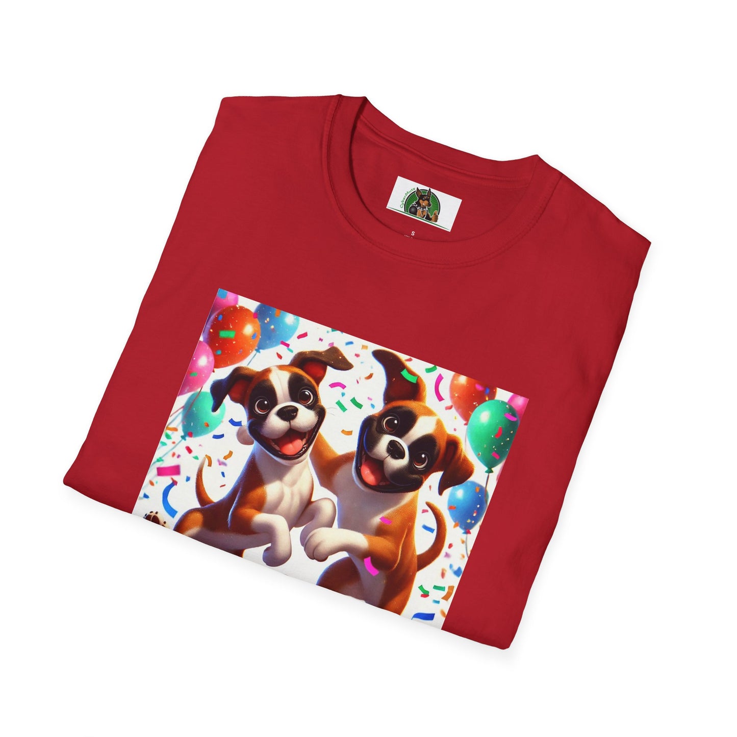 Boxer Dancing Dog T-Shirt - Fun and Playful Unisex Tee
