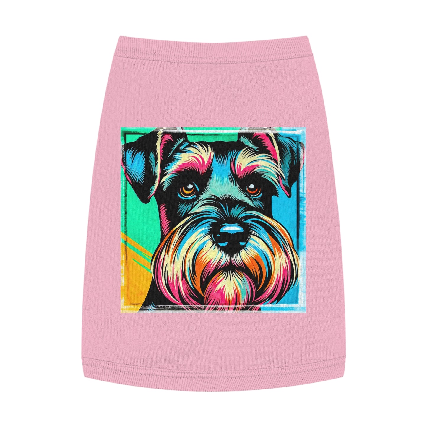 Pet Tank Top Miniature Schnauzer Pets Printify M Pink 