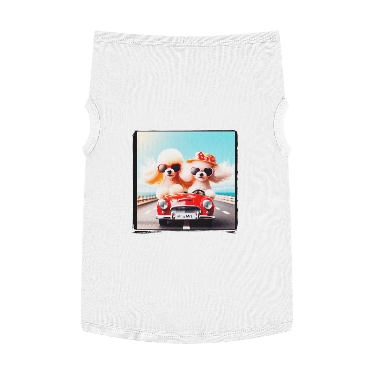 Wacky Pet Tank Top Poodle Pets Printify   