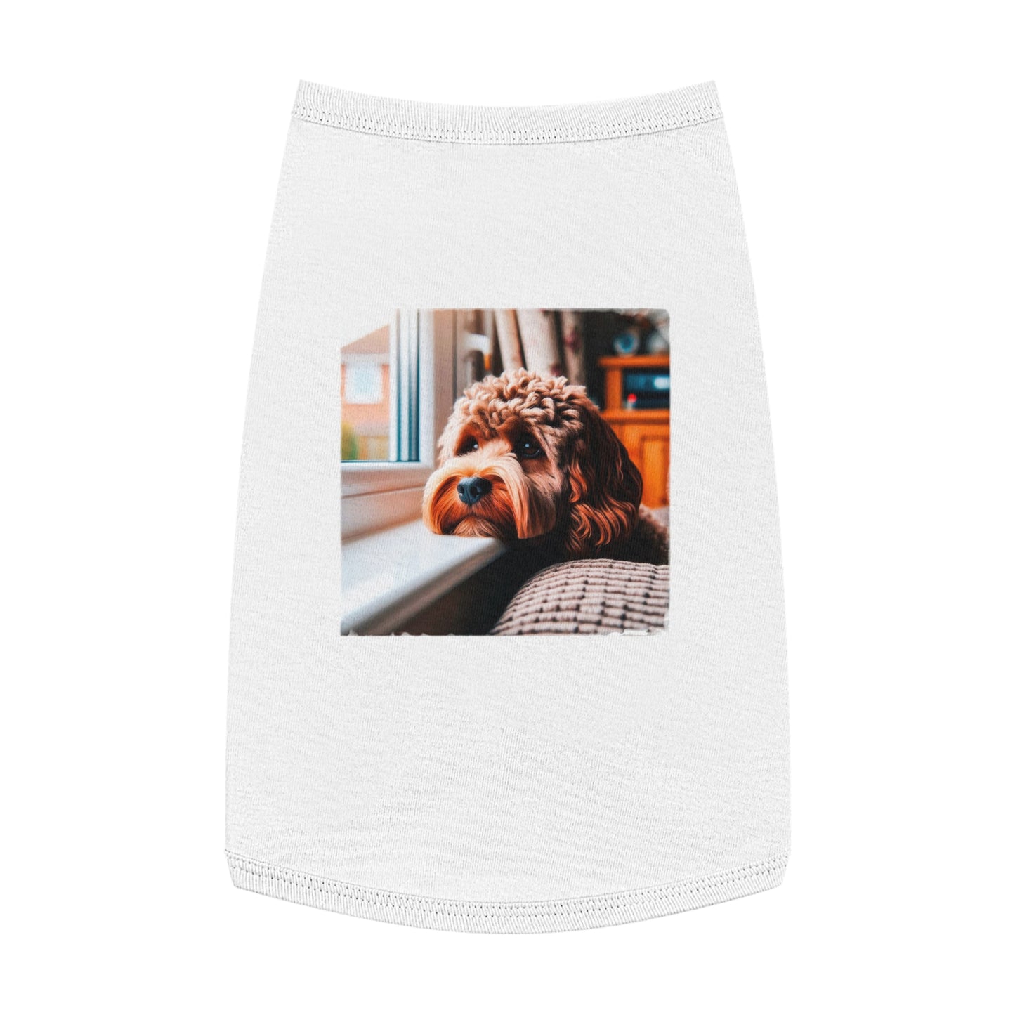 Pet Tank Top CockerPoo Pets Printify L White