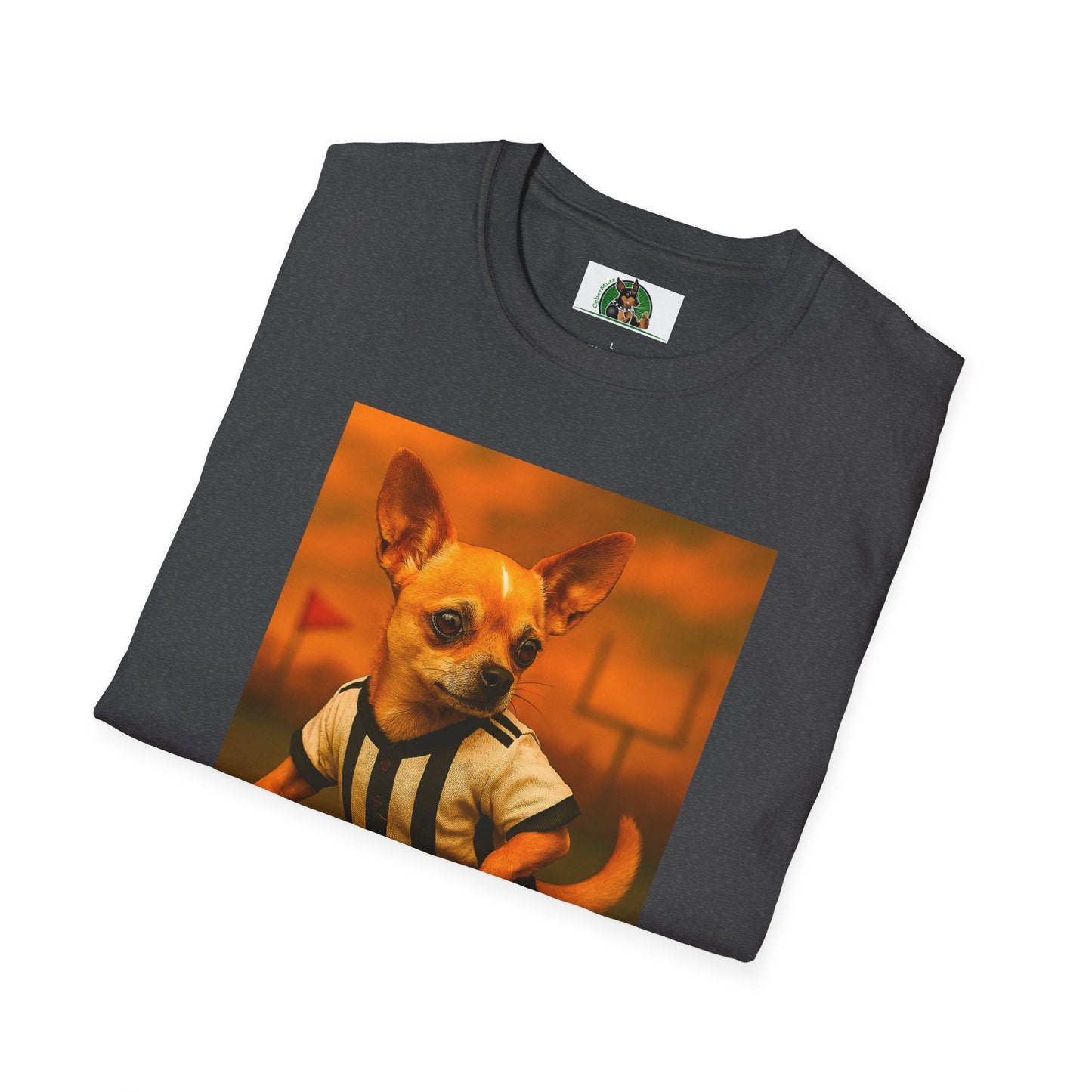 Chihuahua Soccer T-Shirt Sports T-Shirt Printify