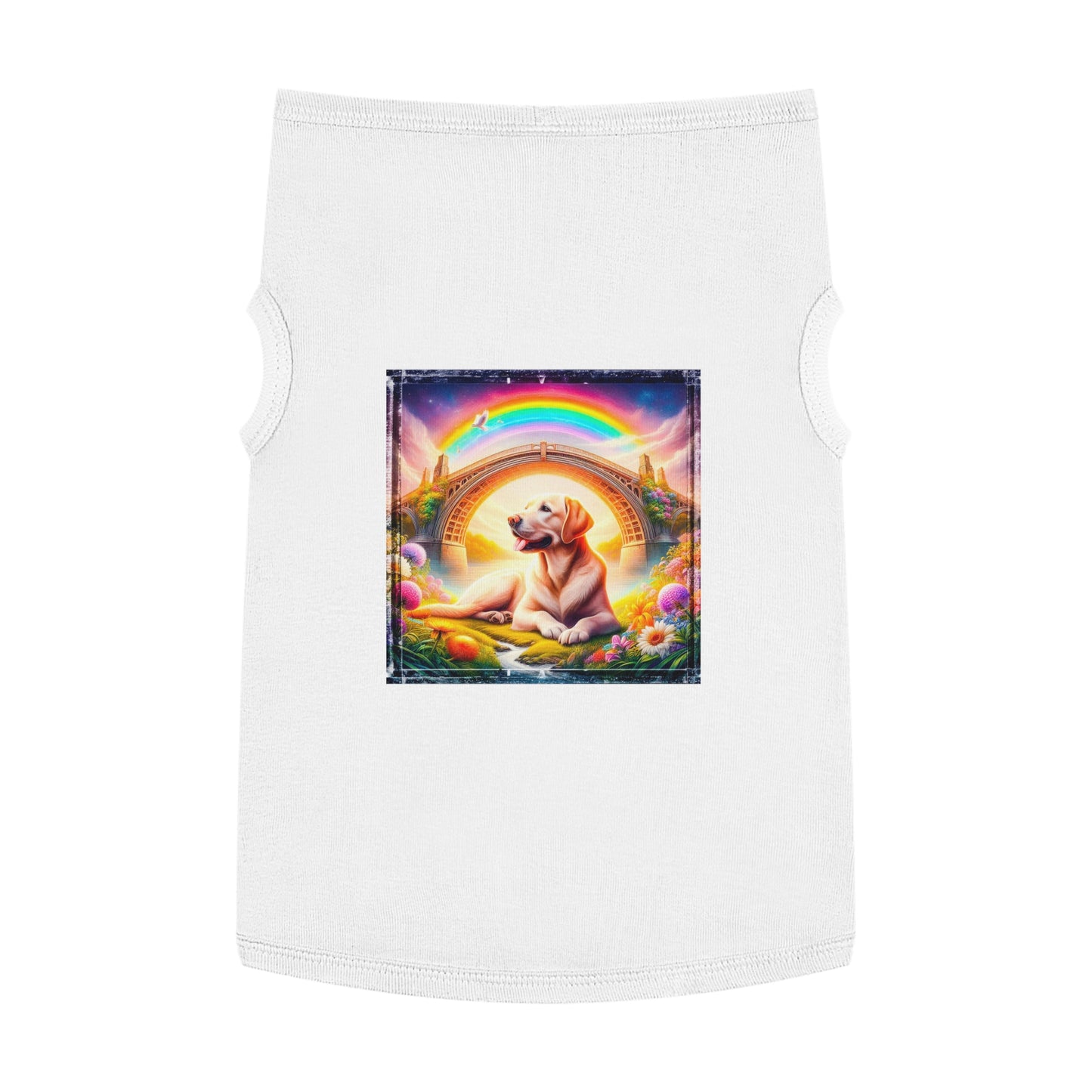 Pet Tank Top Labrador Retriever Pets Printify XL White 