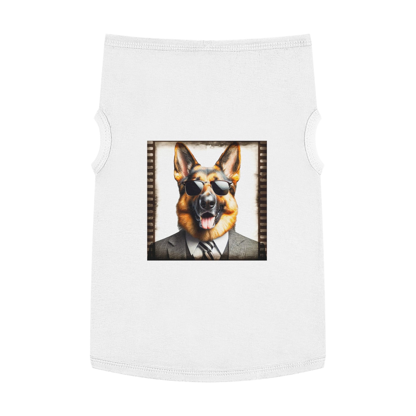 Pet Tank Top German Shepherd Pets Printify XL White 