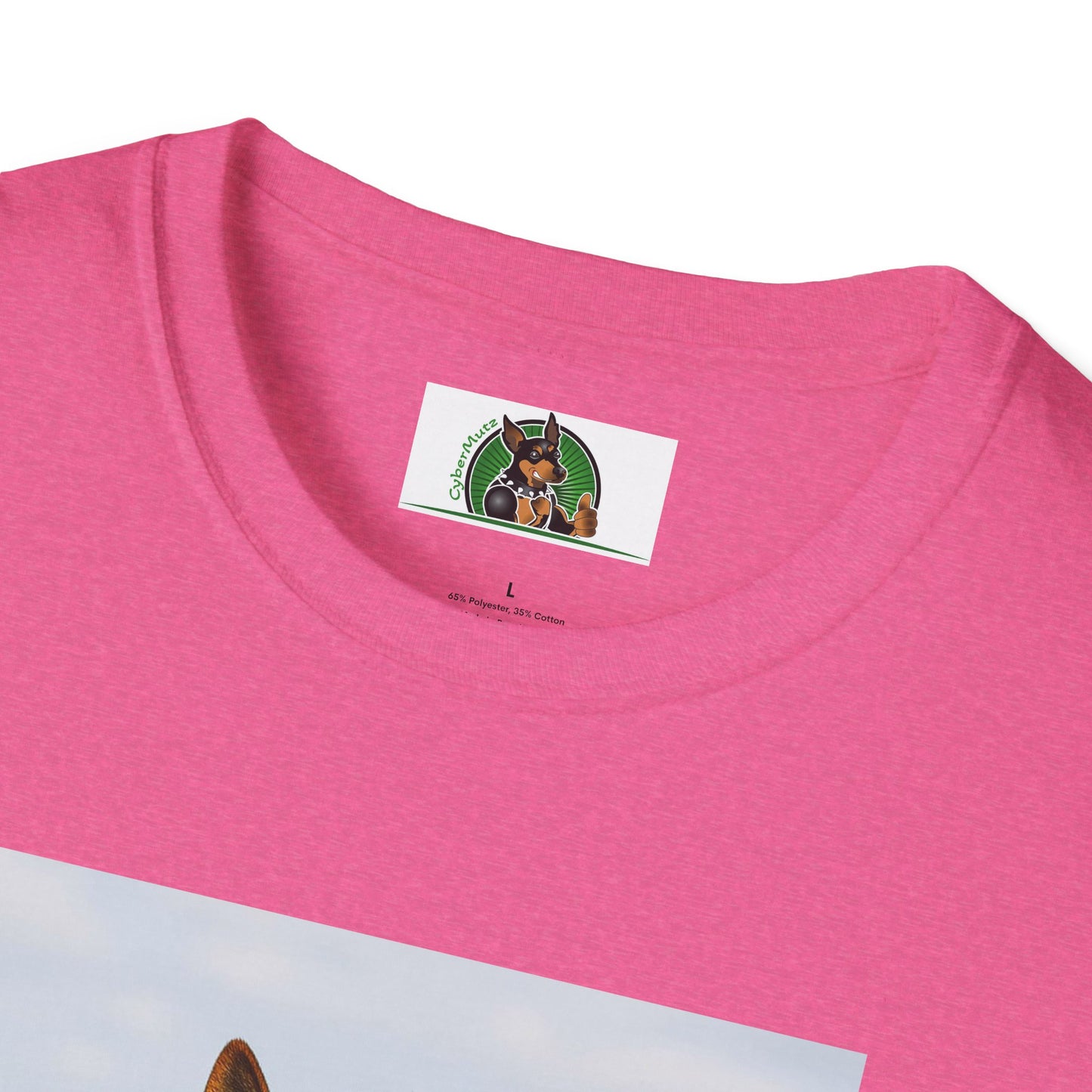 Sports German Shepherd Playing Football Unisex T-Shirt