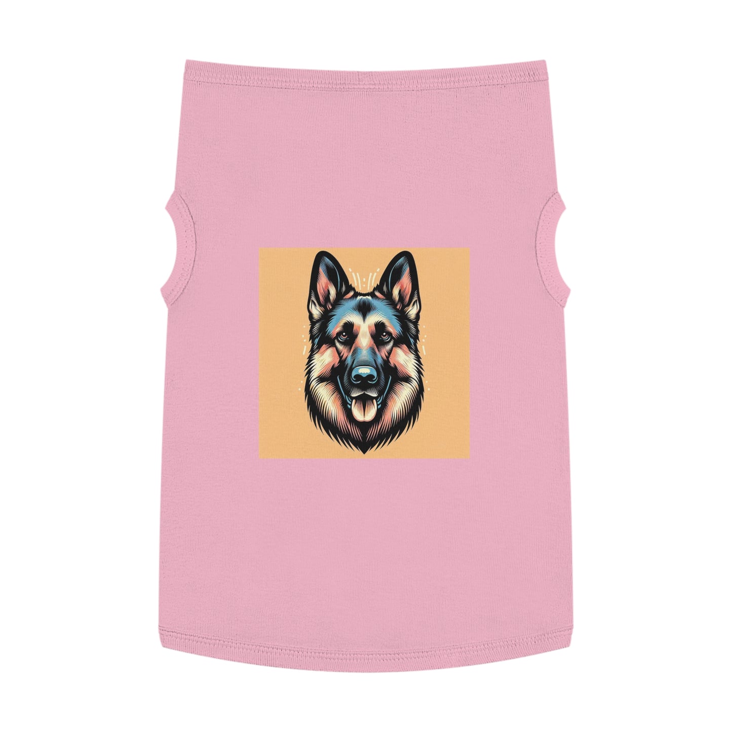 Pet Tank Top German Shepherd Pets Printify XL Pink 