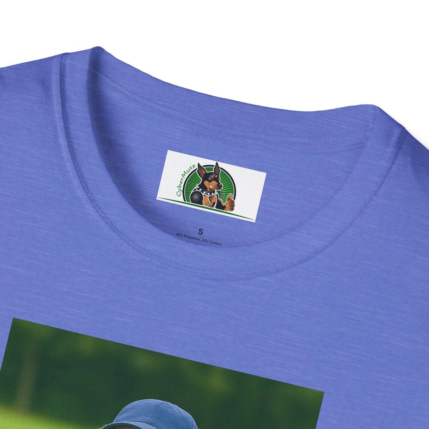 Golden Doodle Playing Golf T-Shirt — Sports Dog Golfing Tee by Printify
