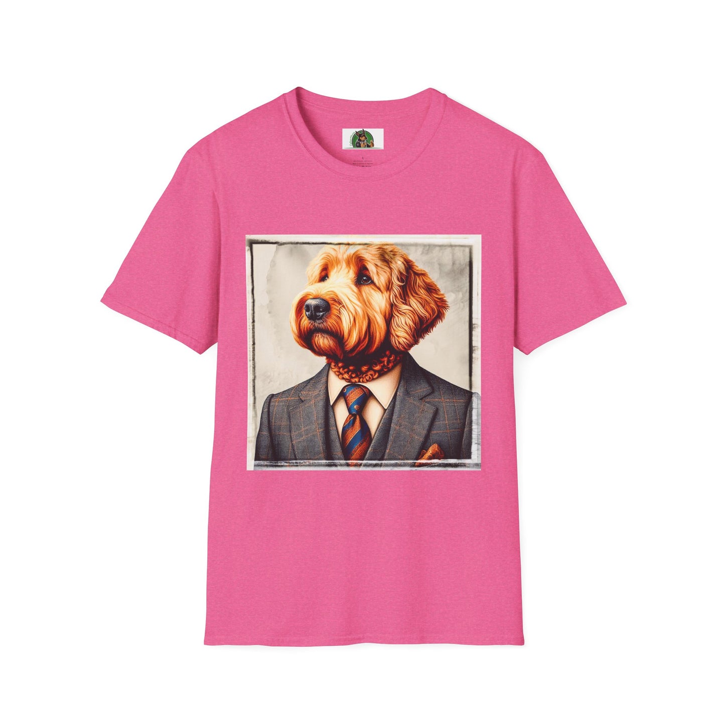 Golden Doodle T-Shirt Printify S Heather Heliconia