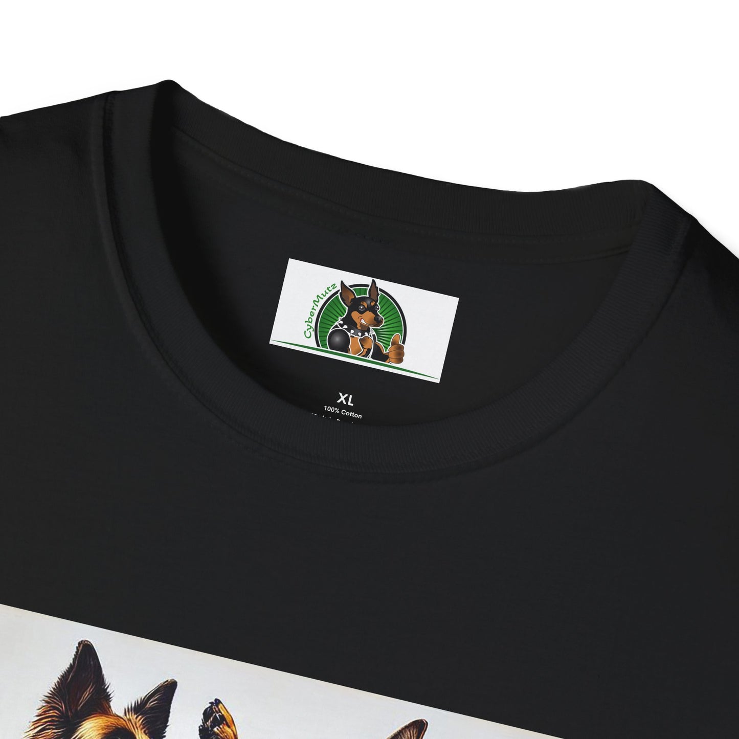 Dancing German Shepherd Unisex T-Shirt T-Shirt Printify