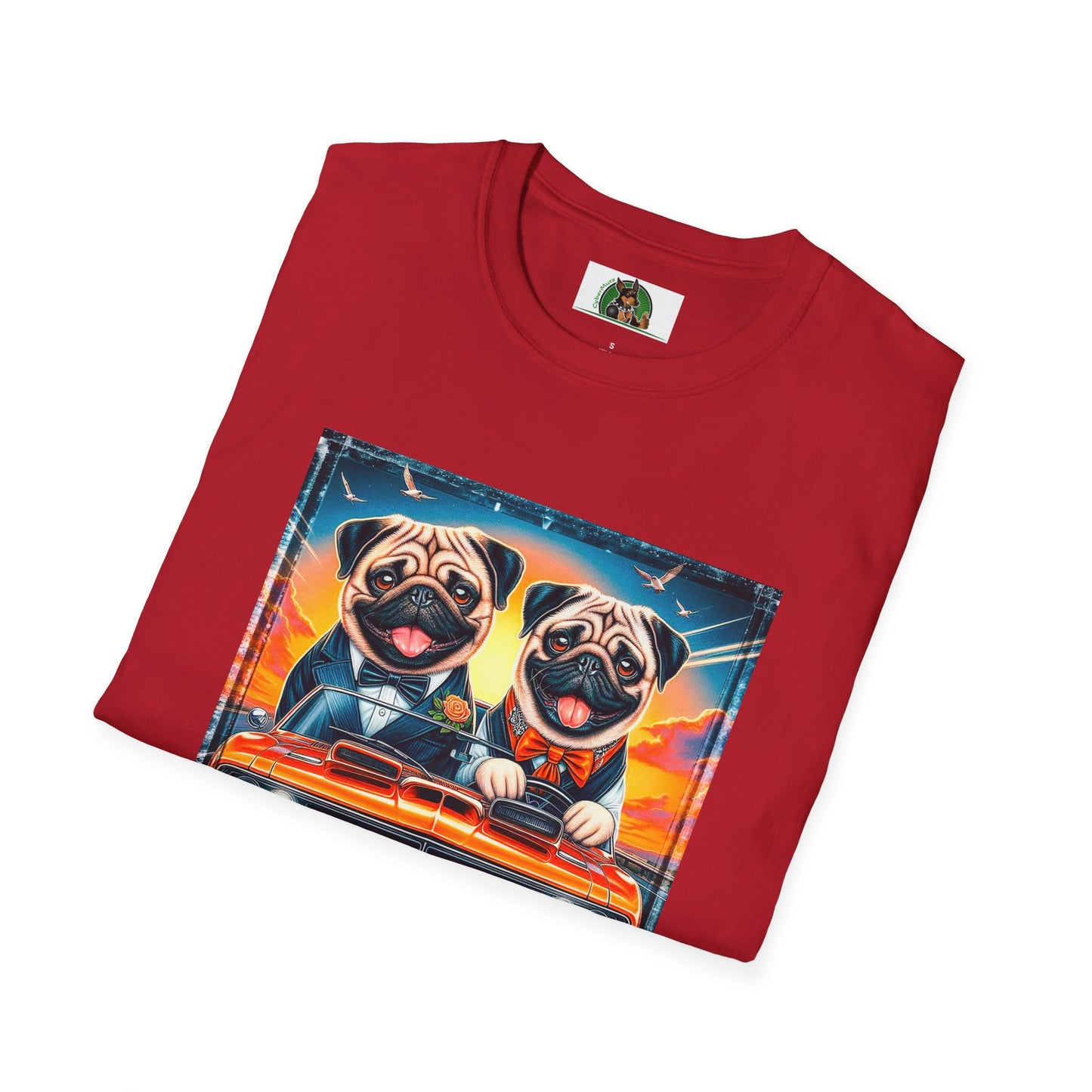 Wacky Pugs T-Shirt Printify   