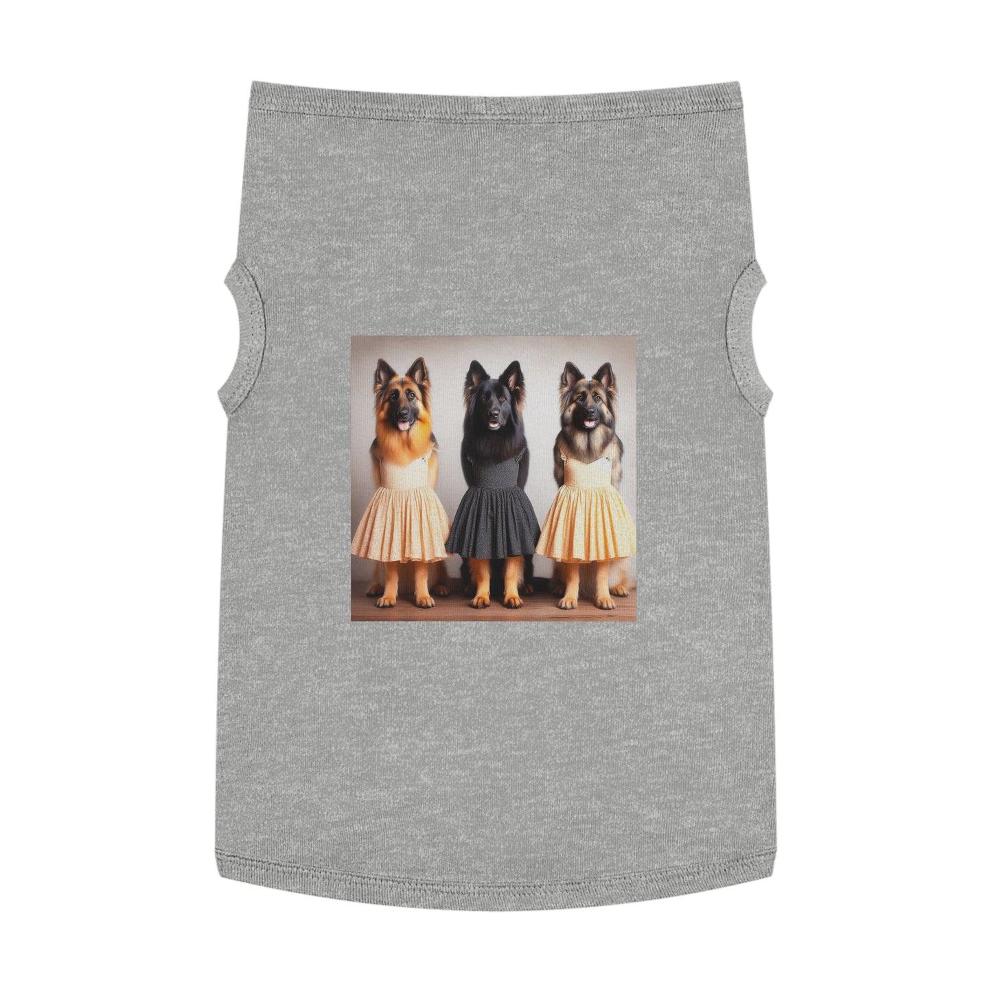 Pet Tank Top German Shepherd Pets Printify XL Heather