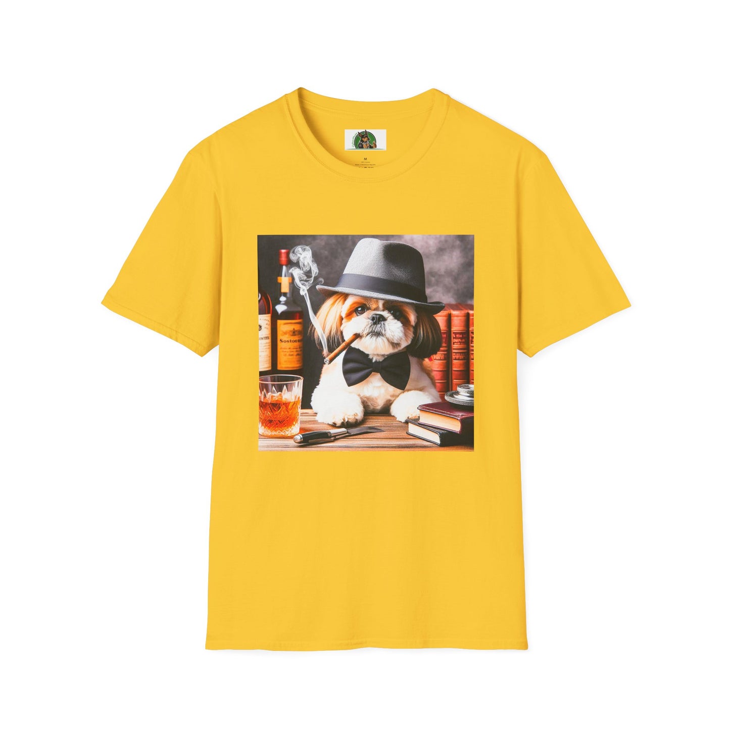 Shih Tzu cigars shirt T-Shirt Printify S Daisy
