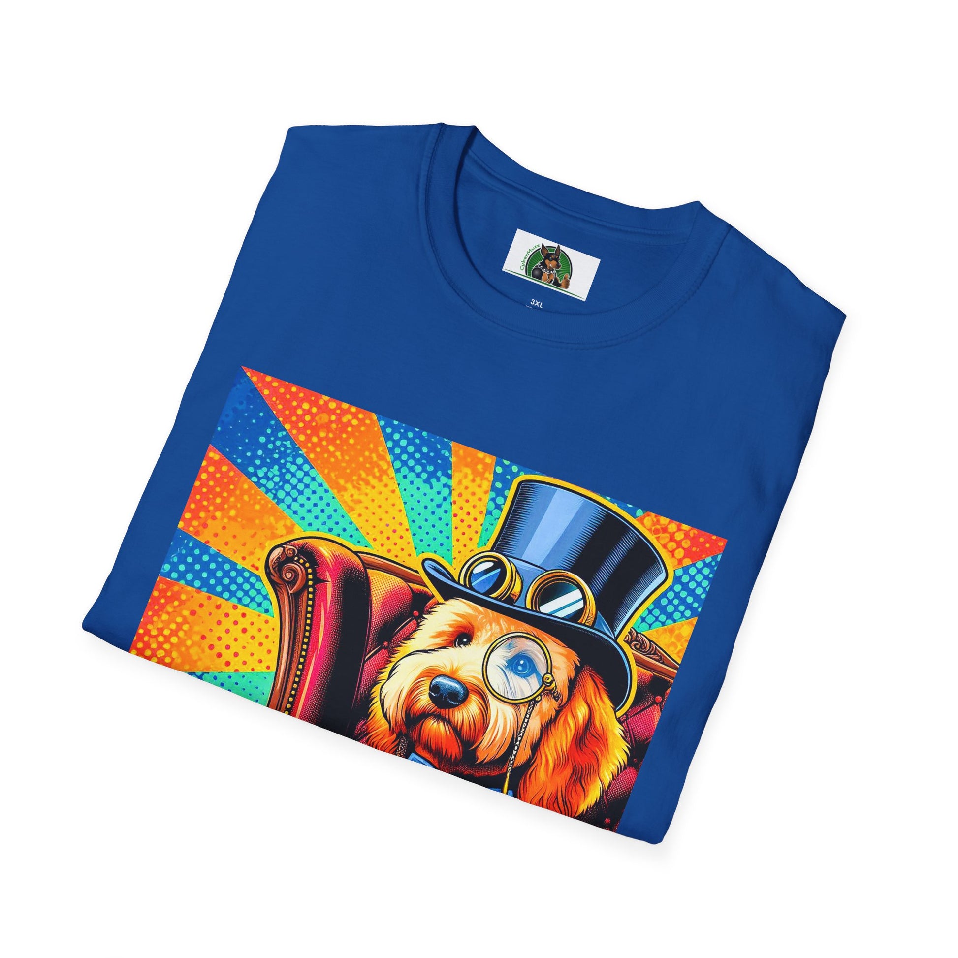 Golden Doodle steam punk cutie shirt T-Shirt Printify