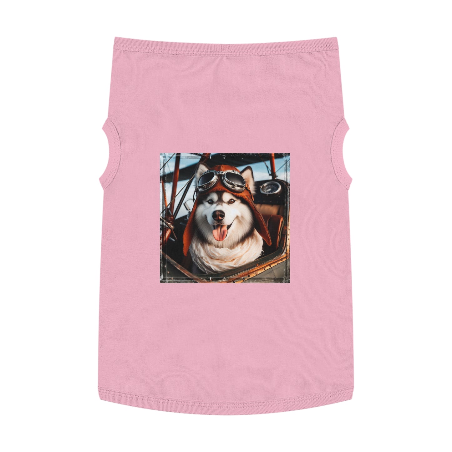 Pet Tank Top Husky Pets Printify XL Pink 