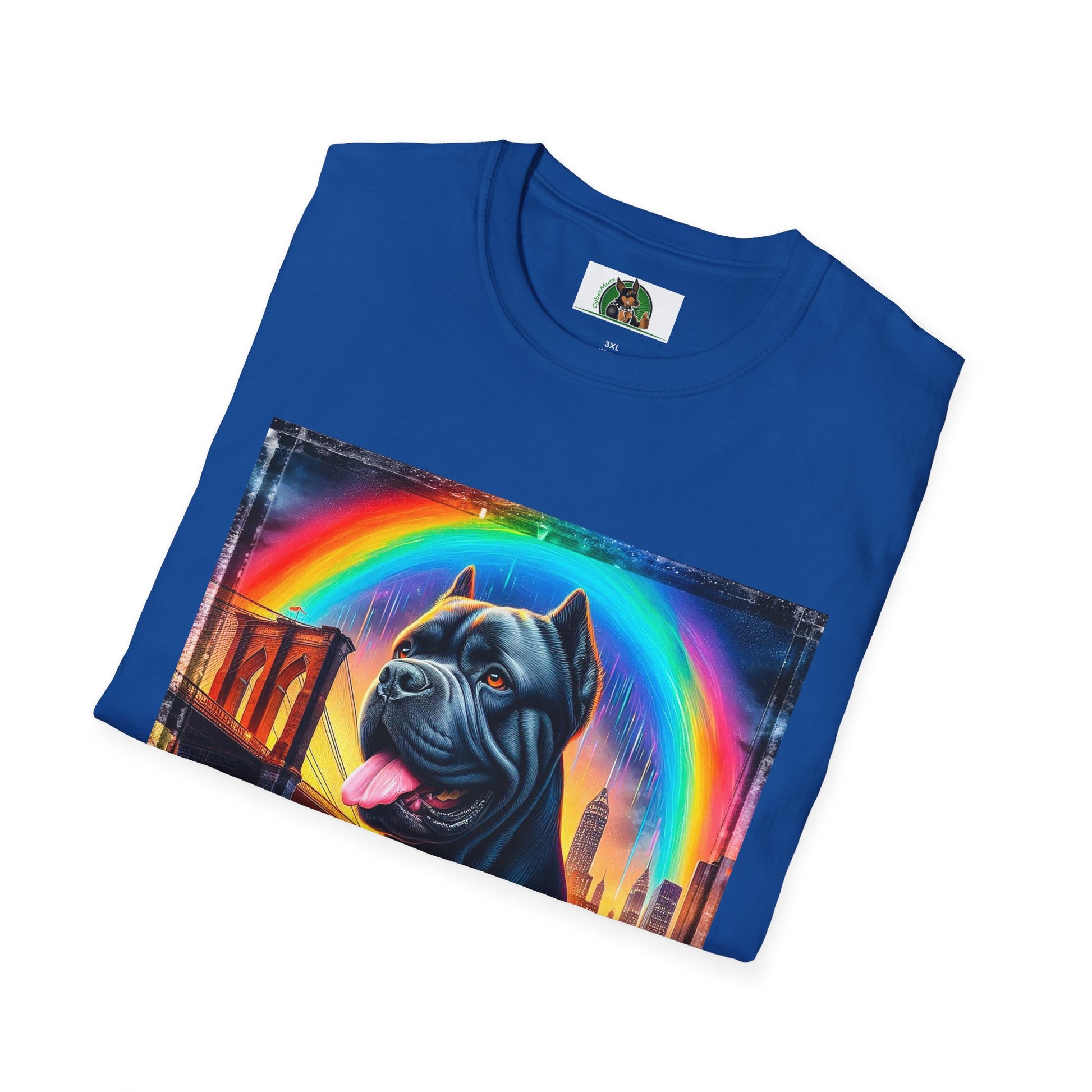 Cane Corso Rainbow Bridge TShirt T-Shirt Printify