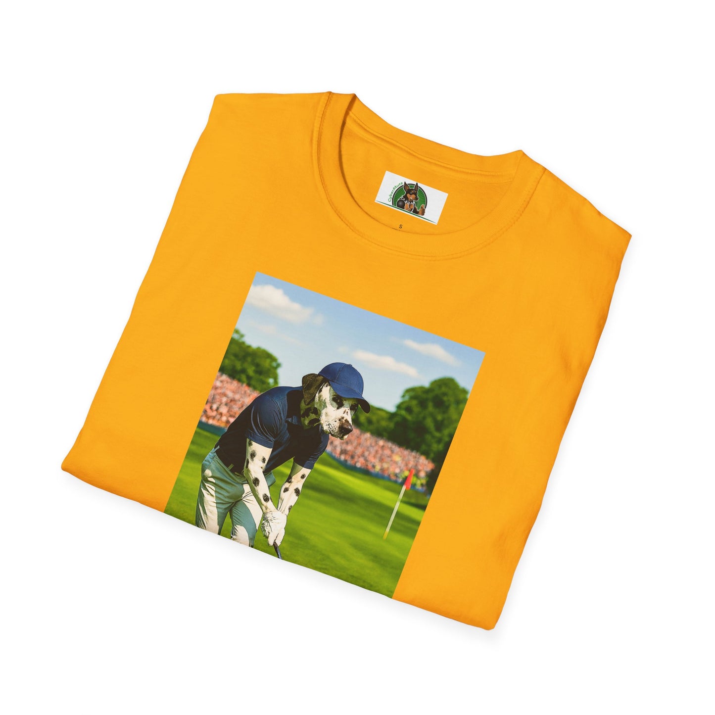 Golf Dalmatian Sports T-Shirt