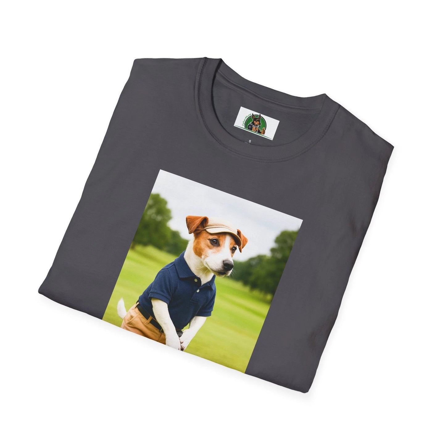 Jack Russell Golf Tee — Sports Dog T-Shirt T-Shirt Printify