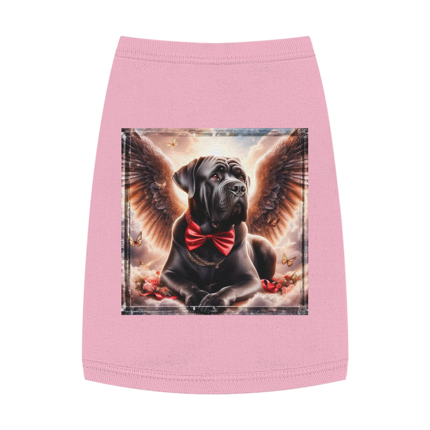 Pet Tank Top Cane Corso Angel Pets Printify M Pink 