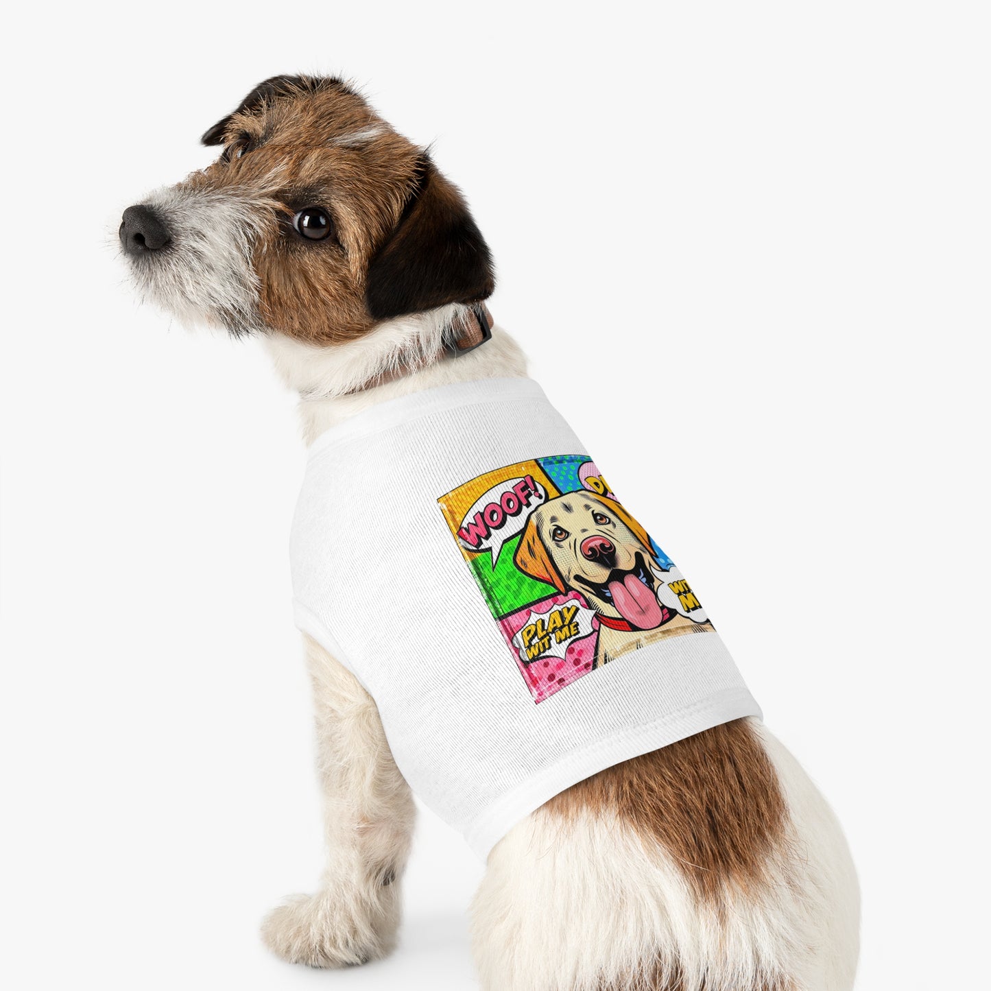 Wacky Pet Tank Top Labrador Retriever Pets Printify   