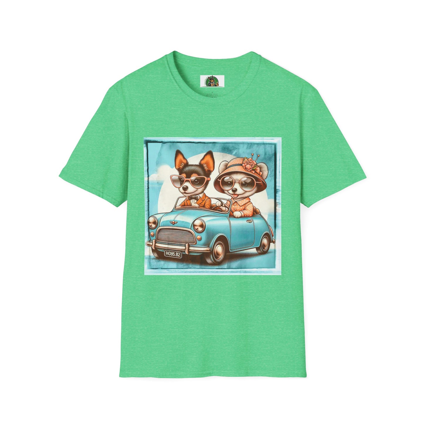 Wacky Rat Terrier T-Shirt T-Shirt Printify S Heather Irish Green 