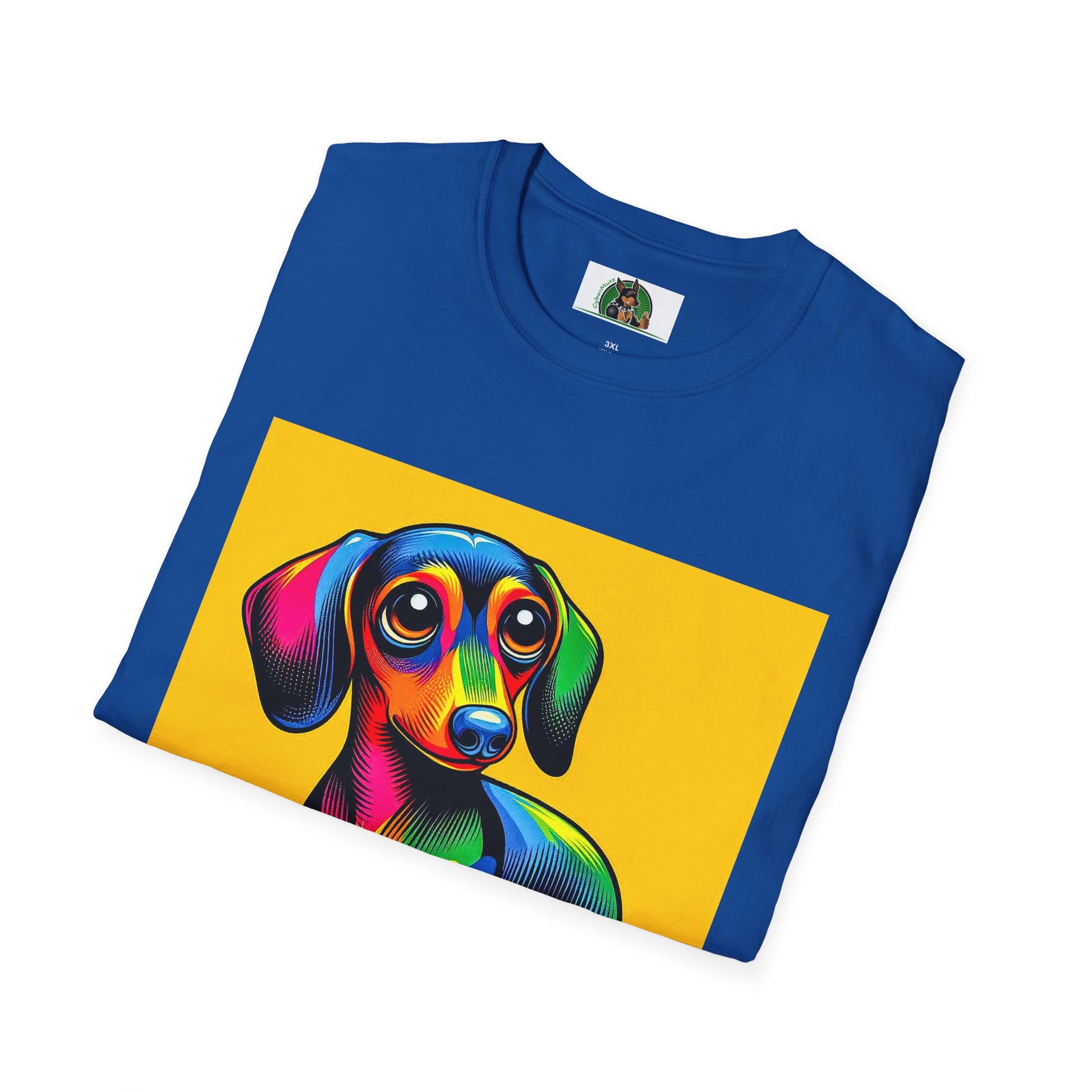 Dachshund big eyes t shirt T-Shirt Printify