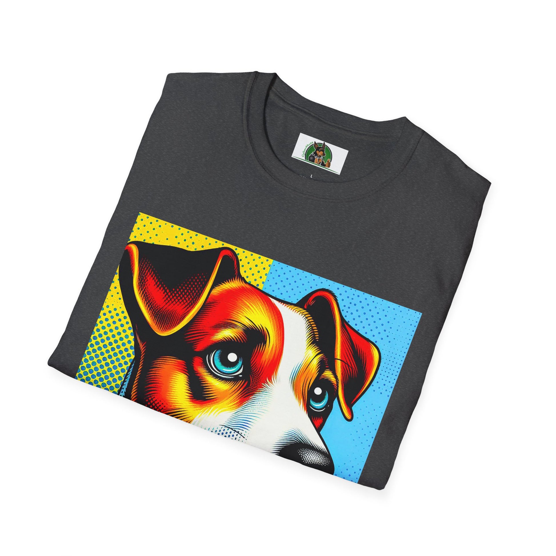 Jack Russell Colorful Pop Art T-Shirt Printify