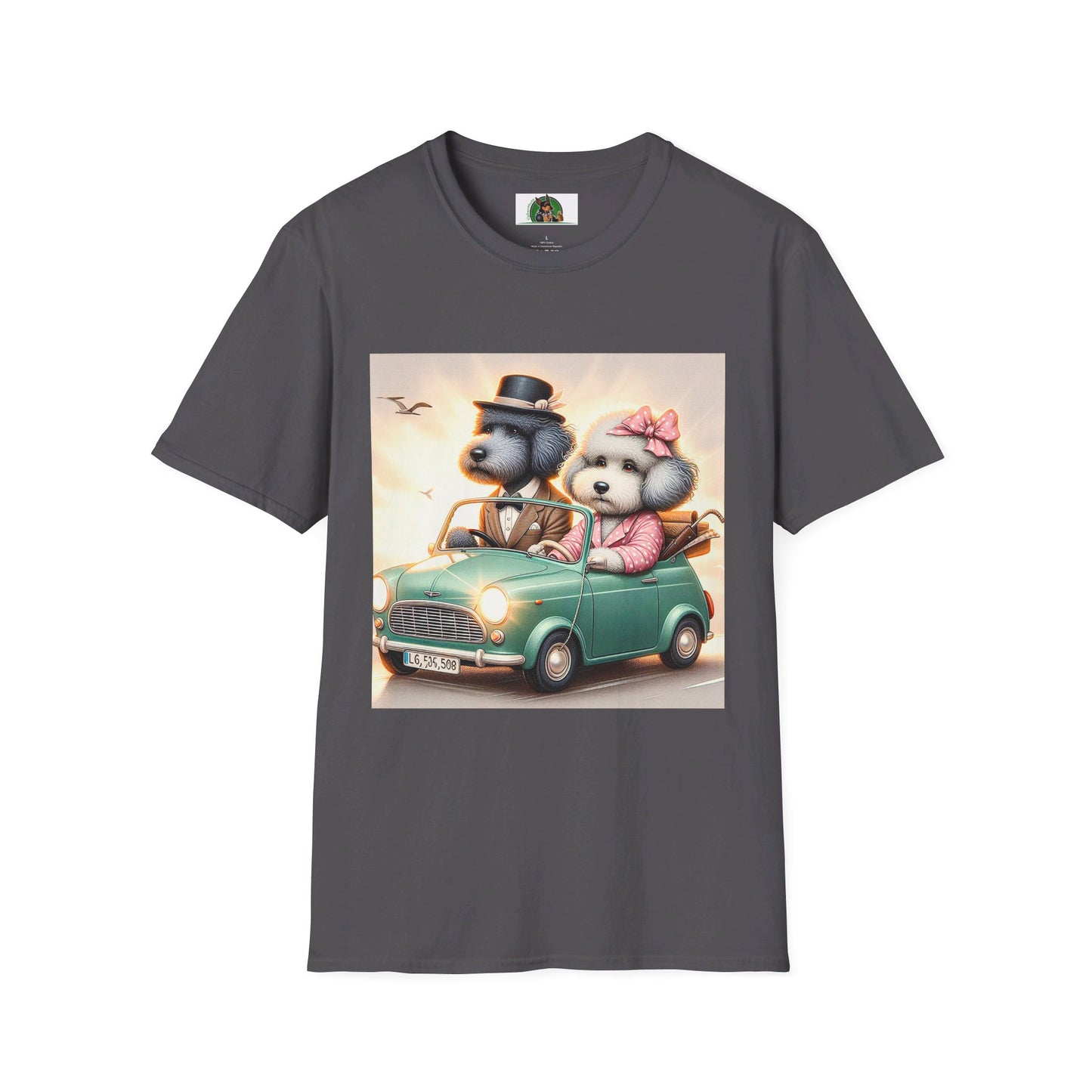 Wacky Shepadoodle T-Shirt Printify S Charcoal 