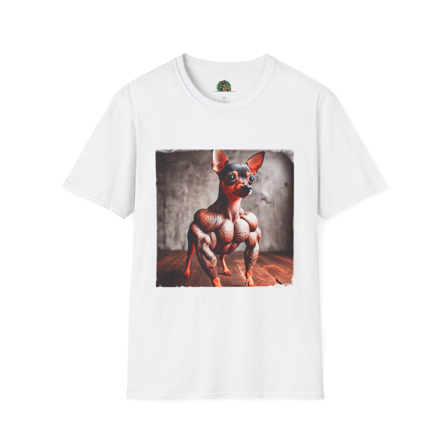 Min Pin T-Shirt T-Shirt Printify XS White 