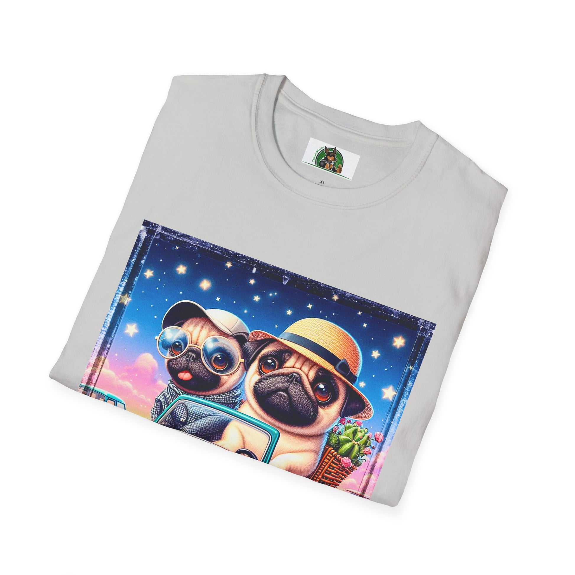 Wacky Pugs T-Shirt Printify   