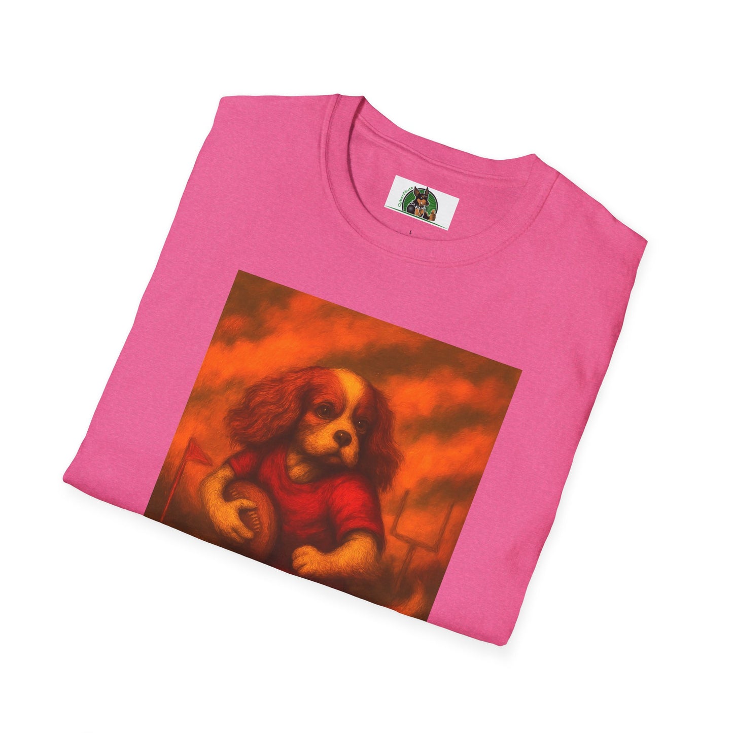 Unisex T-Shirt Cavalier King Charles Football Sports Design
