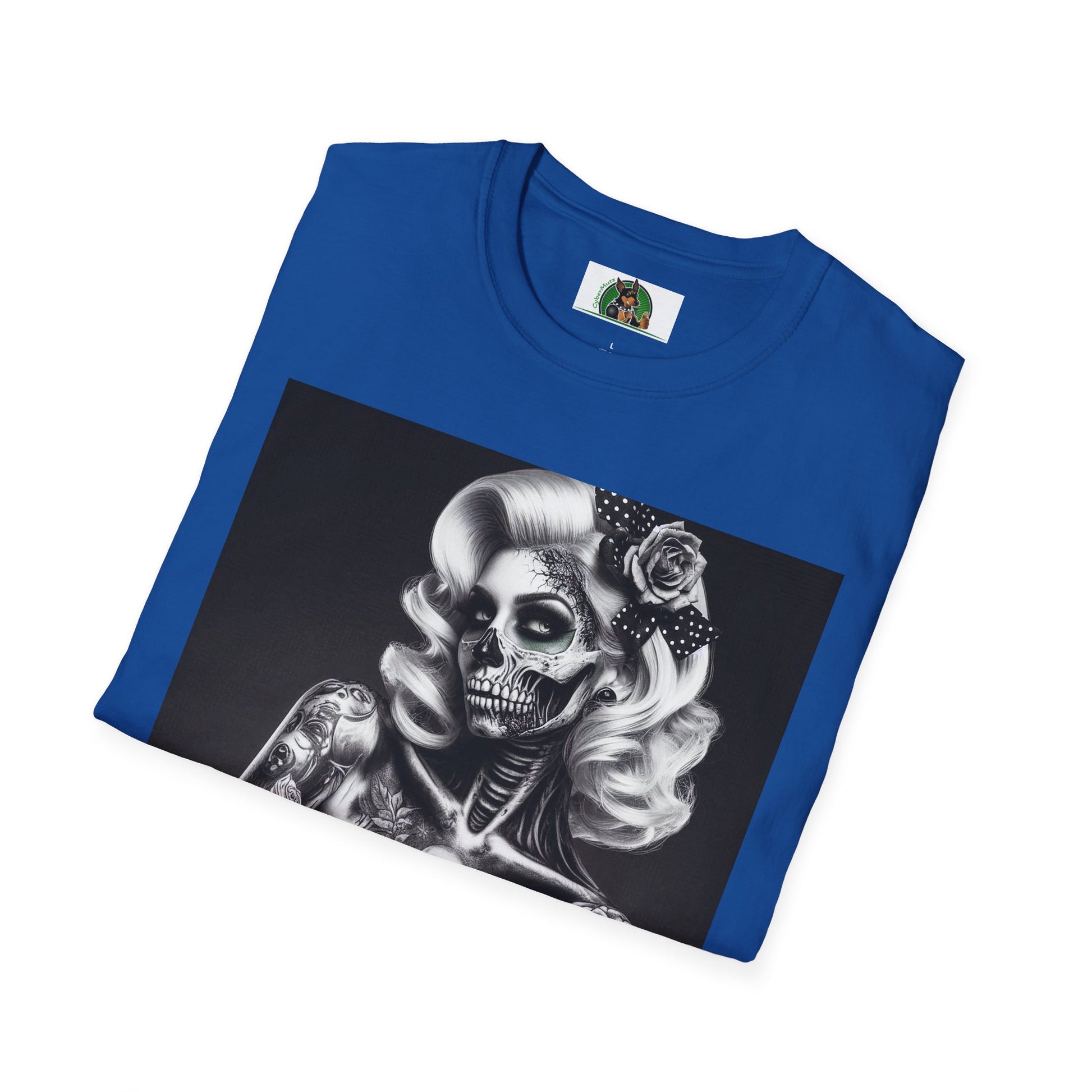 Zombie Girl Graphic T-Shirt - Quirky Soft Cotton Tee | CyberMutz T-Shirt Printify