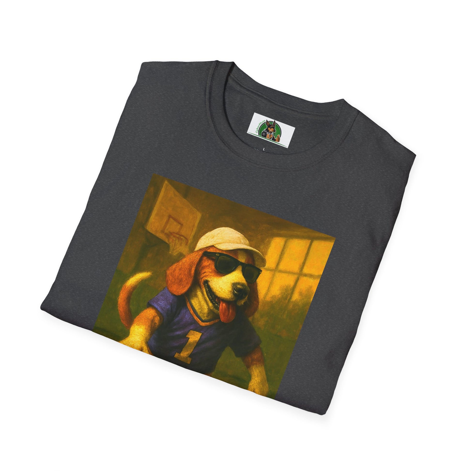 Sports Beagle T-Shirt Basketball T-Shirt Printify