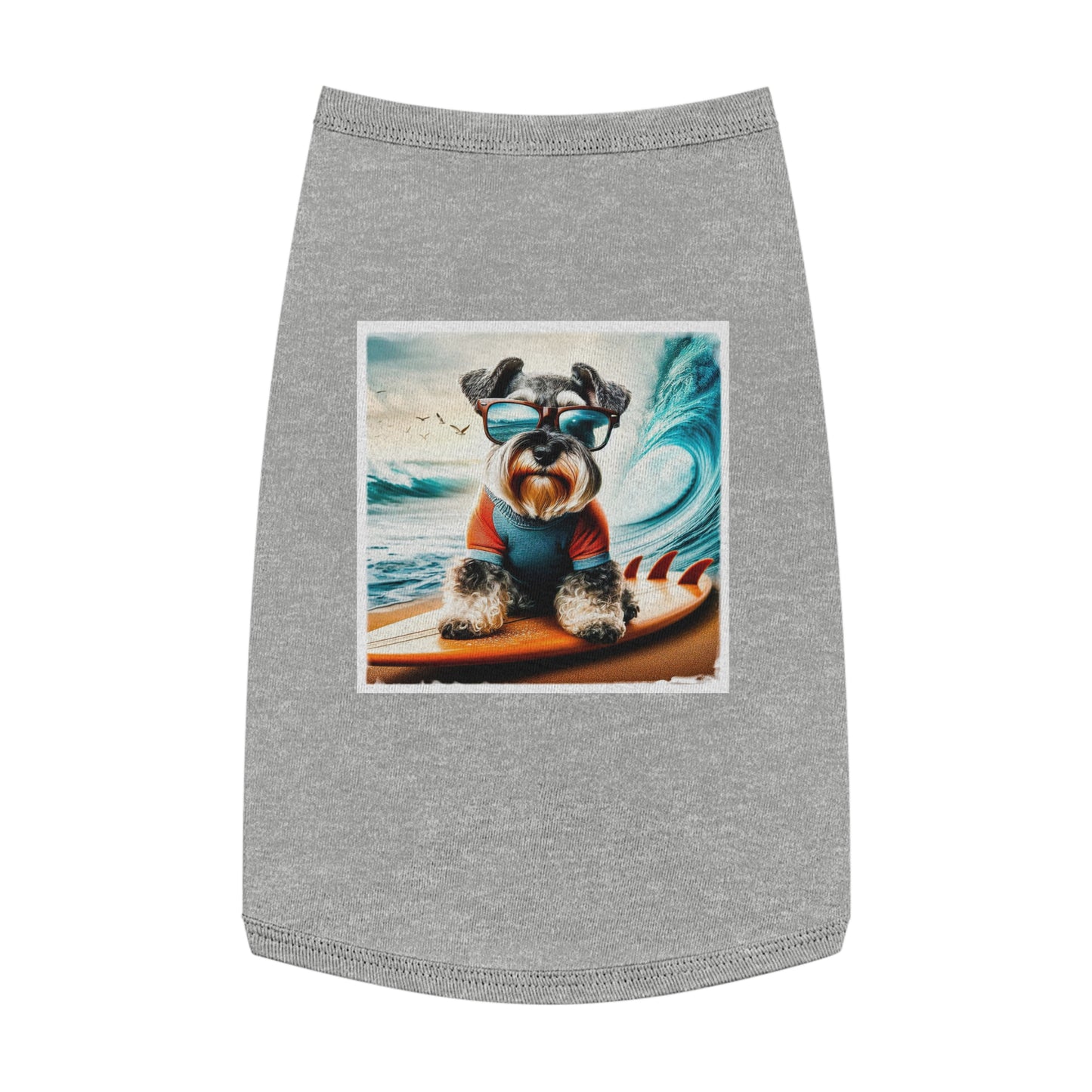 Pet Tank Top Miniature Schnauzer Pets Printify   