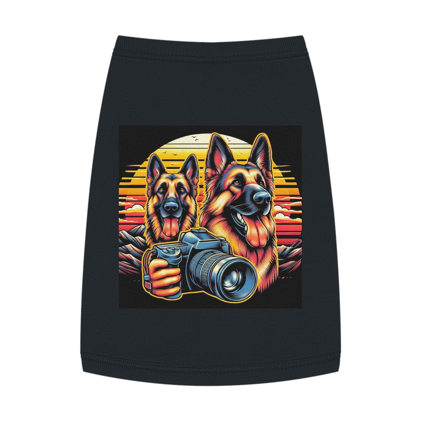 Pet Tank Top German Shepherd Pets Printify   