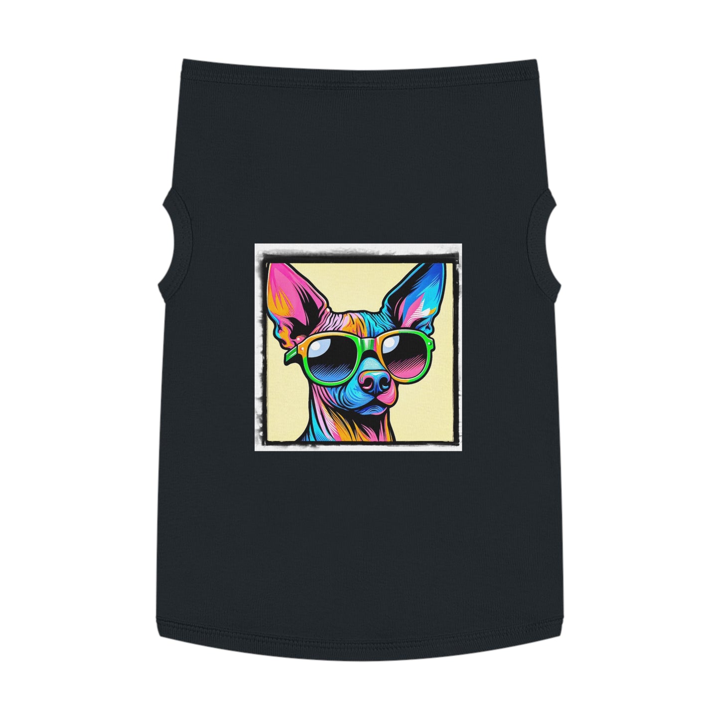 Pet Tank Top Mexican Hairless Pets Printify XL Black