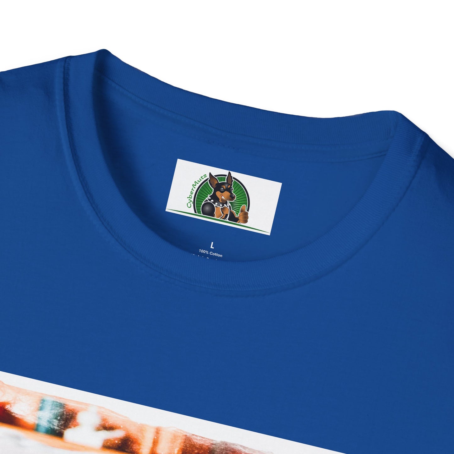 Basset Hound In Bath Robe Pic T-Shirt Printify