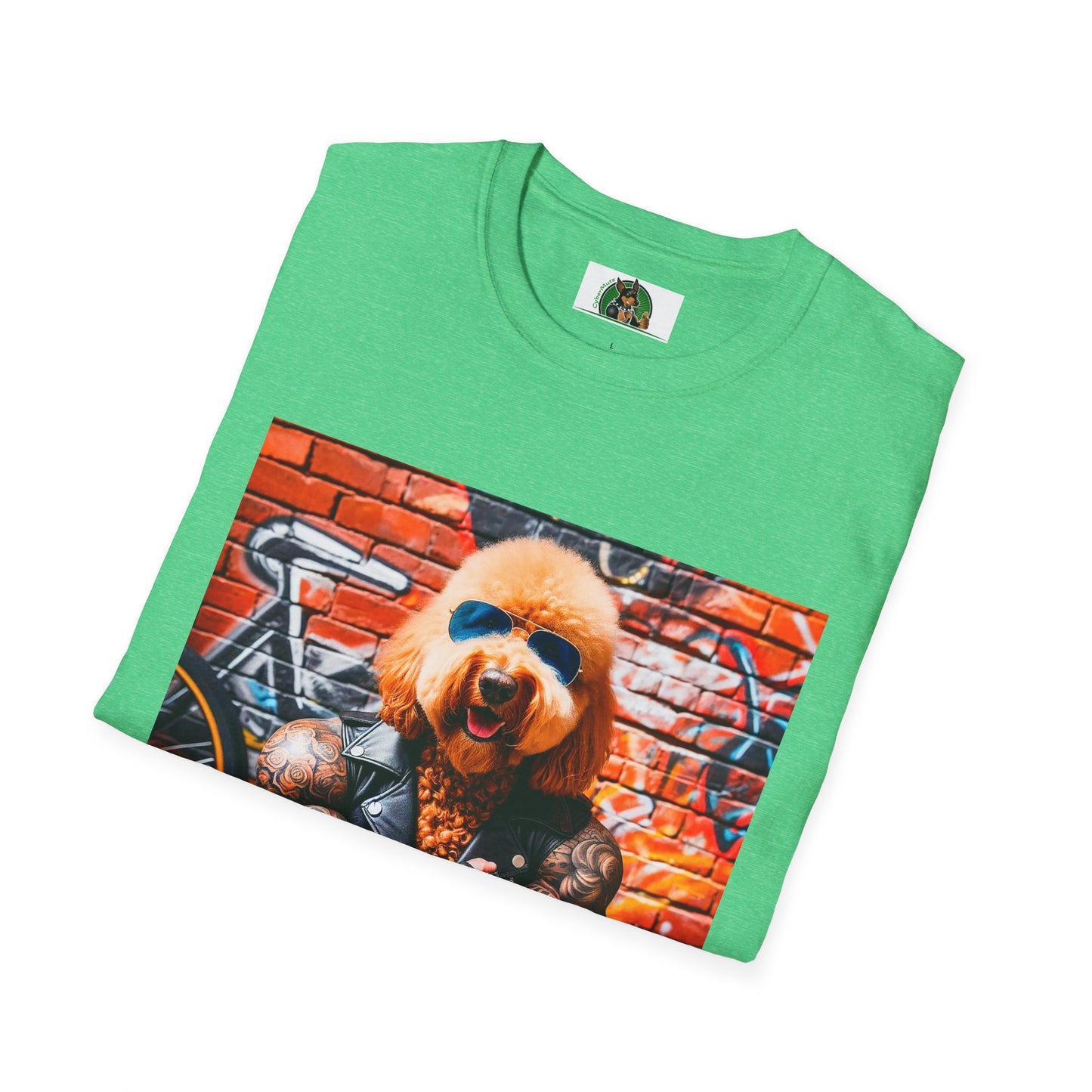 Golden Doodle tough guy muscles t shirt