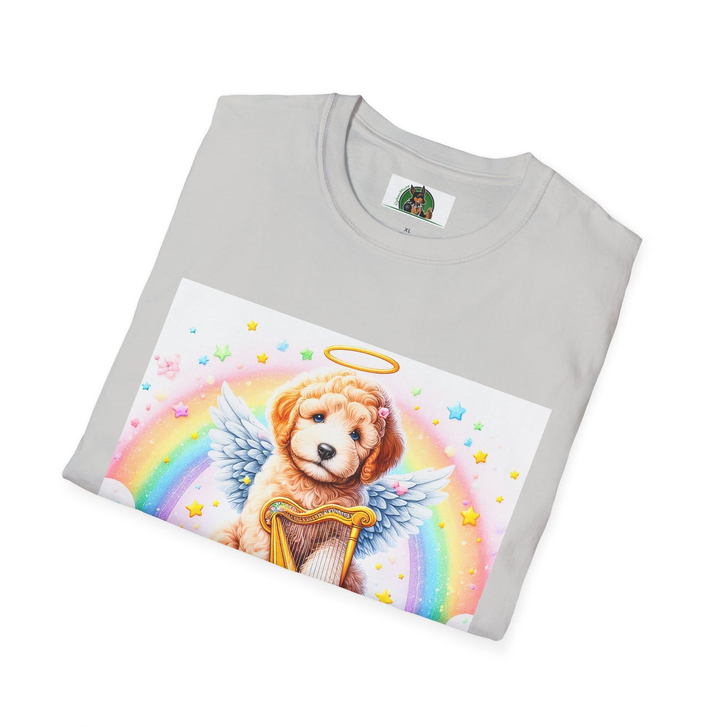 Golden Doodle colorful Angel shirt