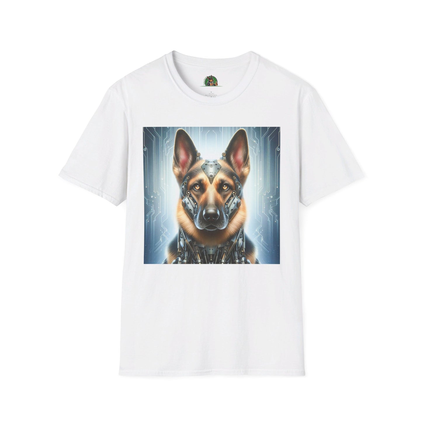 German Shepherd T-Shirt Printify White S 