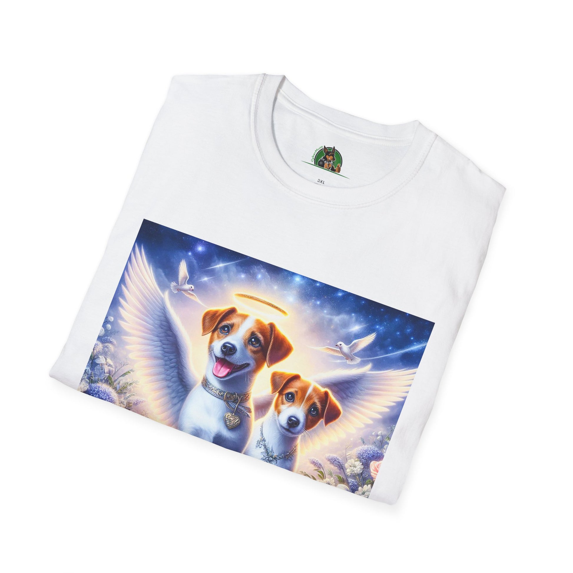 Jack Russell Puppy Angels T-Shirt Printify