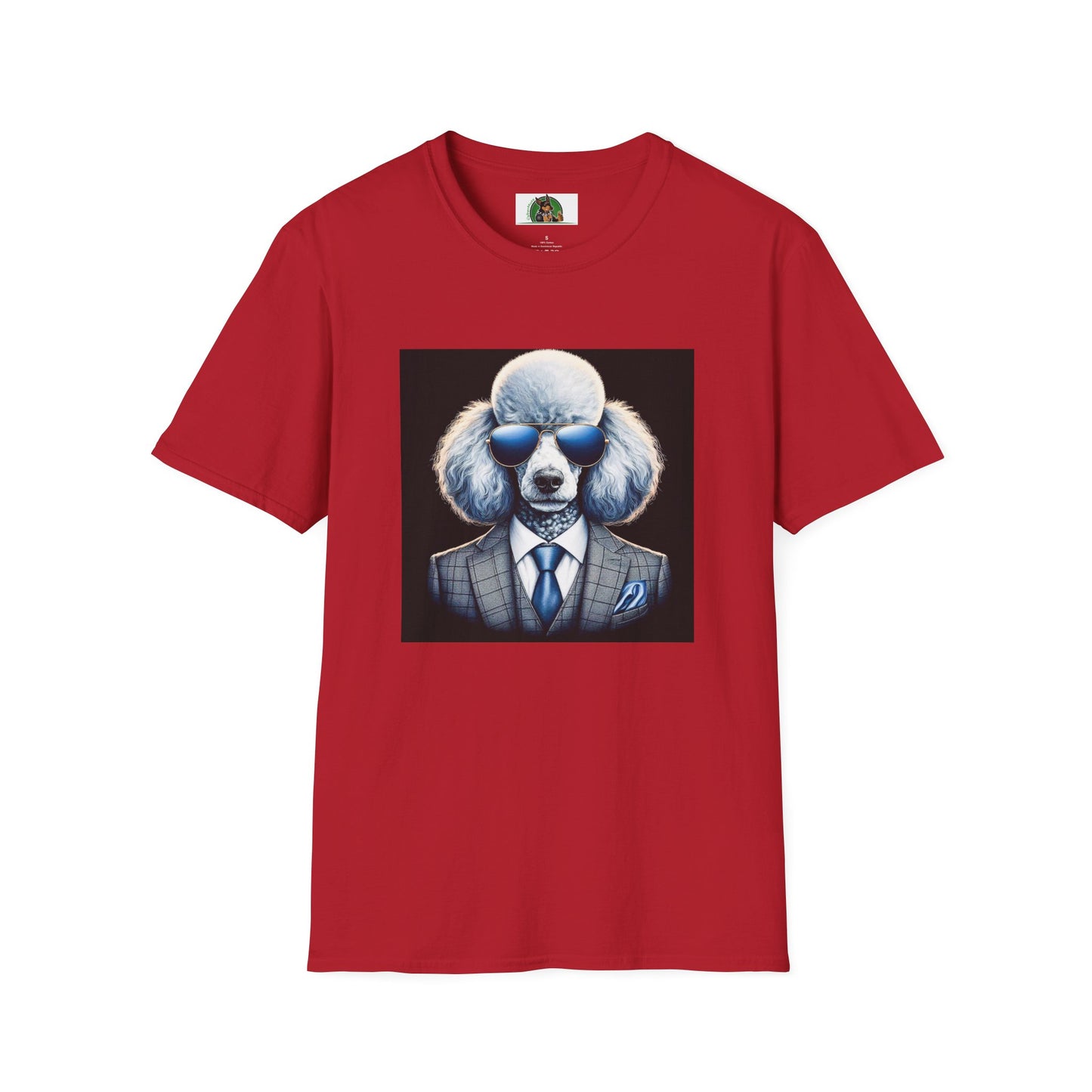 Poodle T-Shirt Printify S Cherry Red