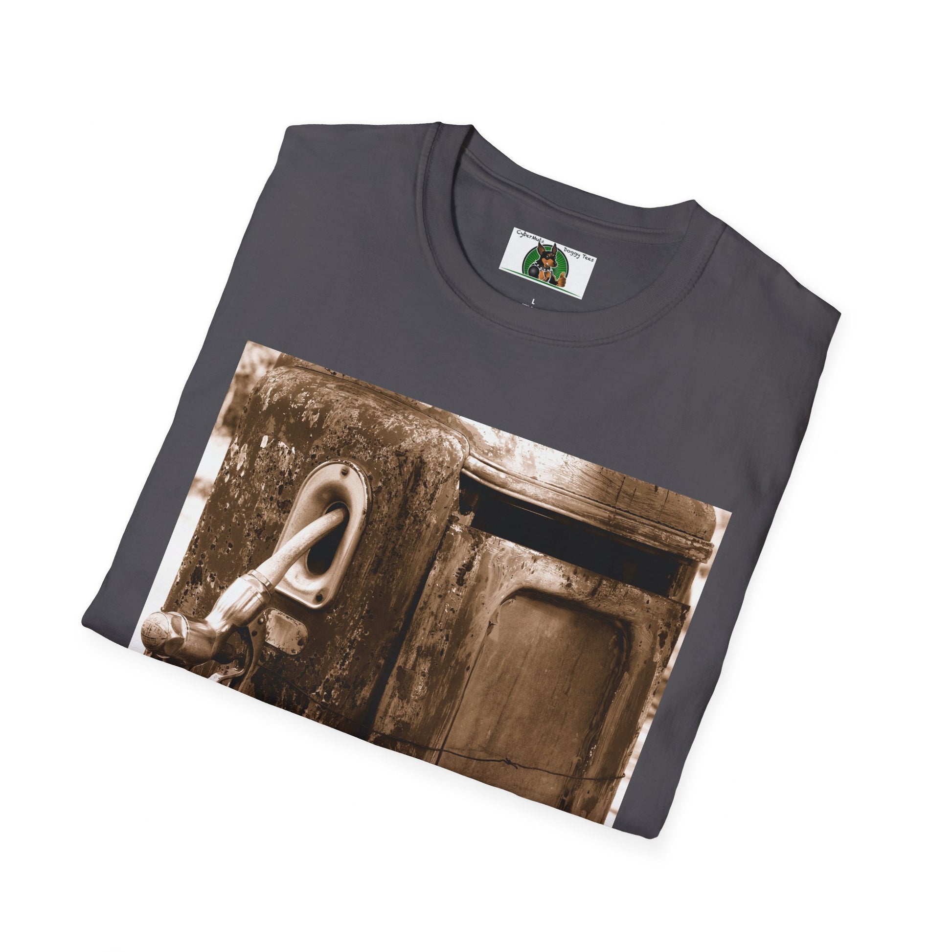 Mis·cel·la·ne·ous Old Gas Pump T-Shirt Printify   