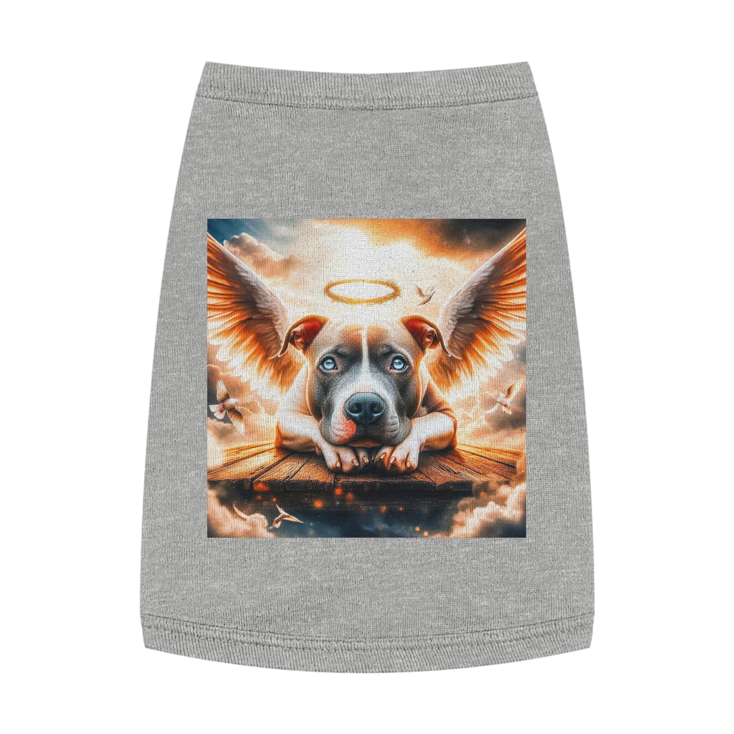 Pet Tank Top Pit Bull Pets Printify M Heather