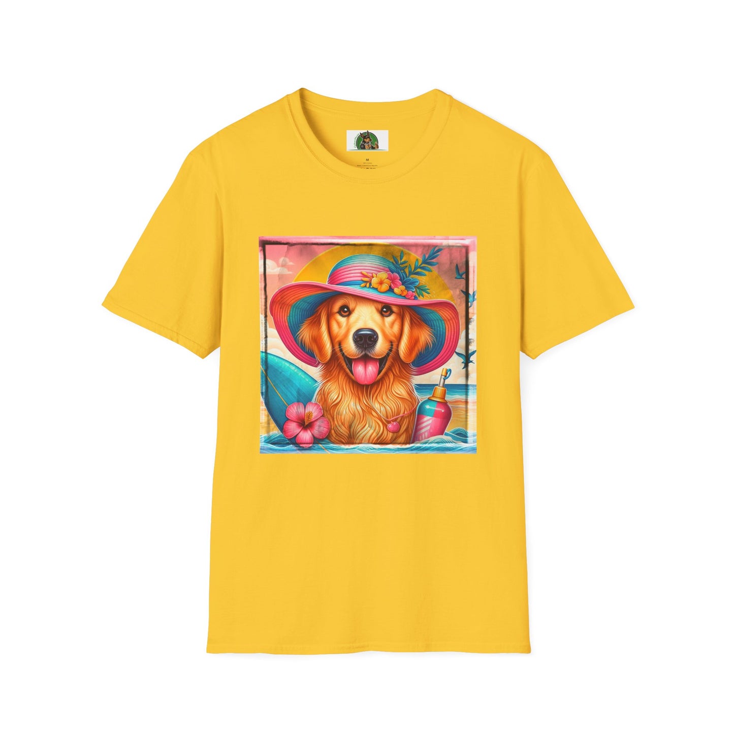 Golden Retriever T-Shirt Printify S Daisy 