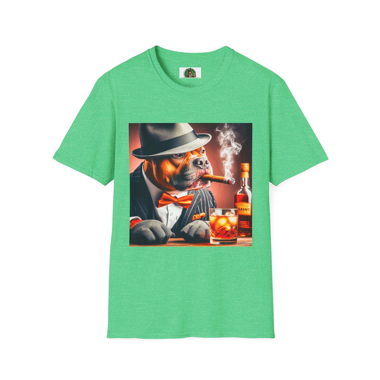 Pit Bull T-Shirt Printify S Heather Irish Green