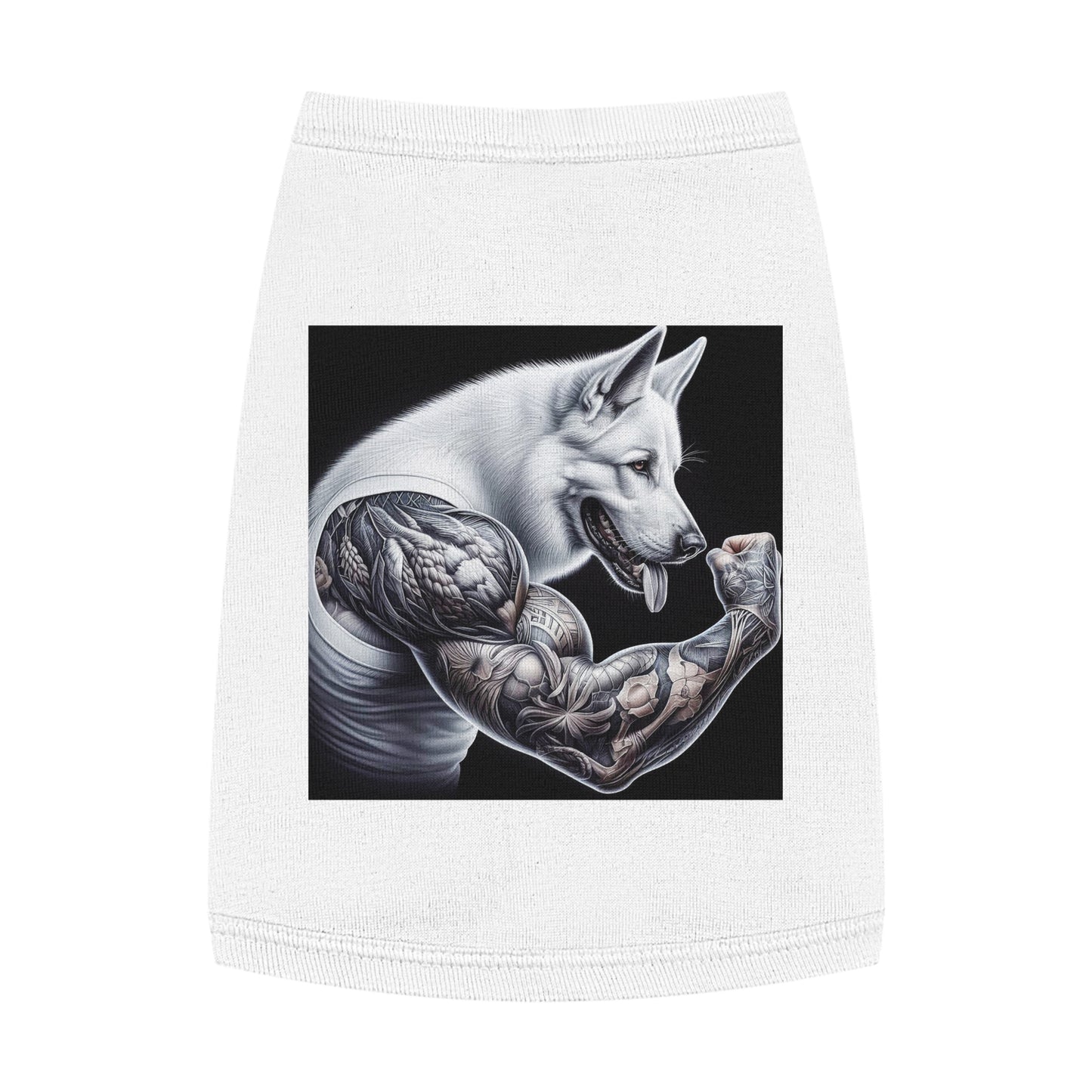 Pet Tank Top German Shepherd Pets Printify M White 