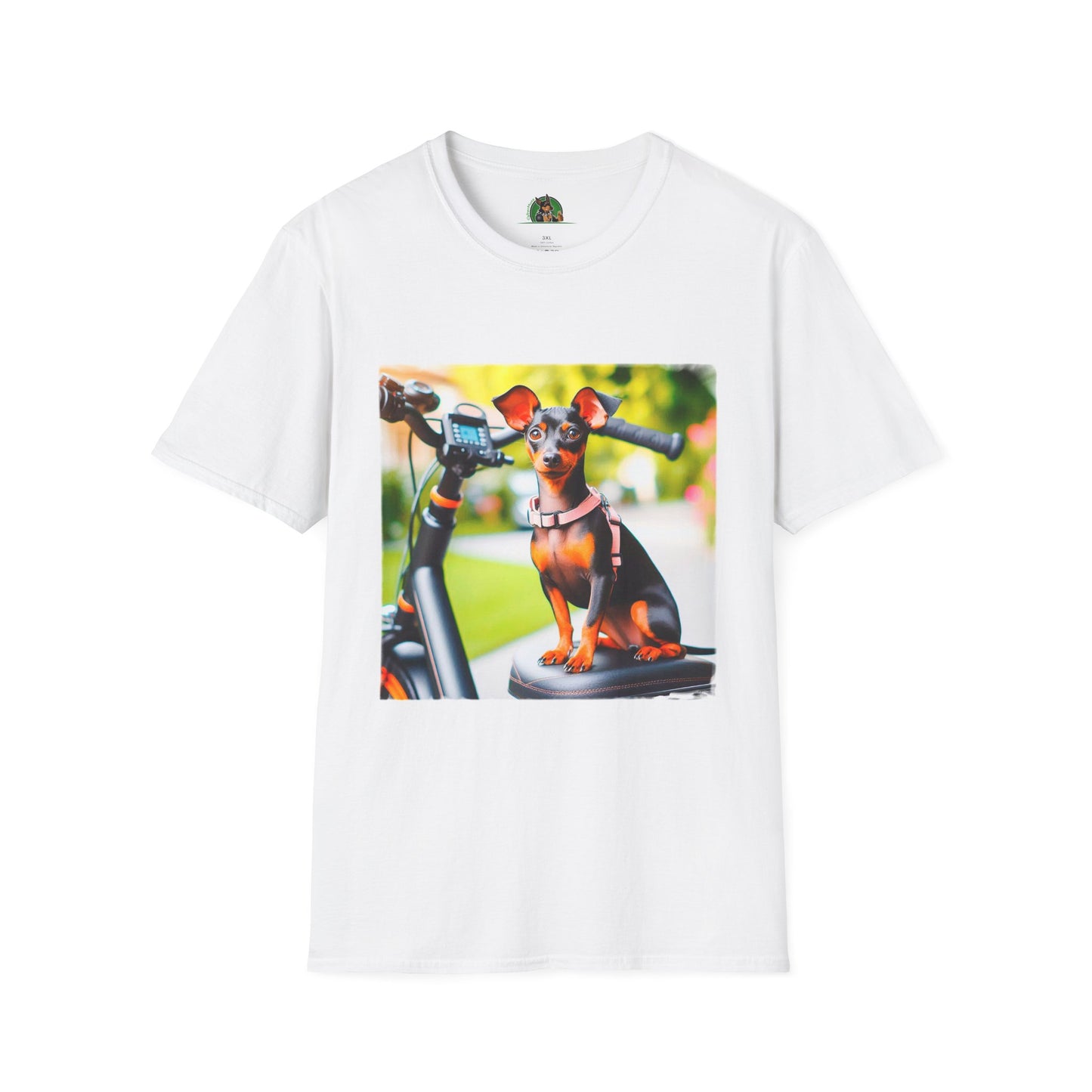 Min Pin T-Shirt T-Shirt Printify XS White 